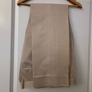 Salvatore Ferragamo Men’s Linen-Blend Dress Pants – Size 48